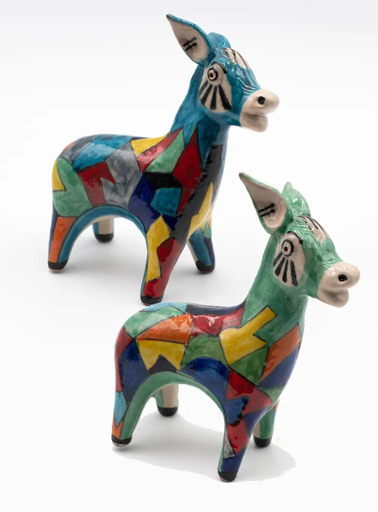 Pasquale's new Gaudì donkeys