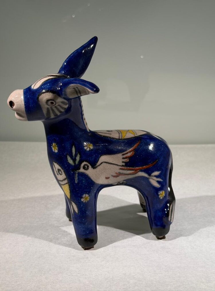 Single Donkey by Pasquale Liguori Blue