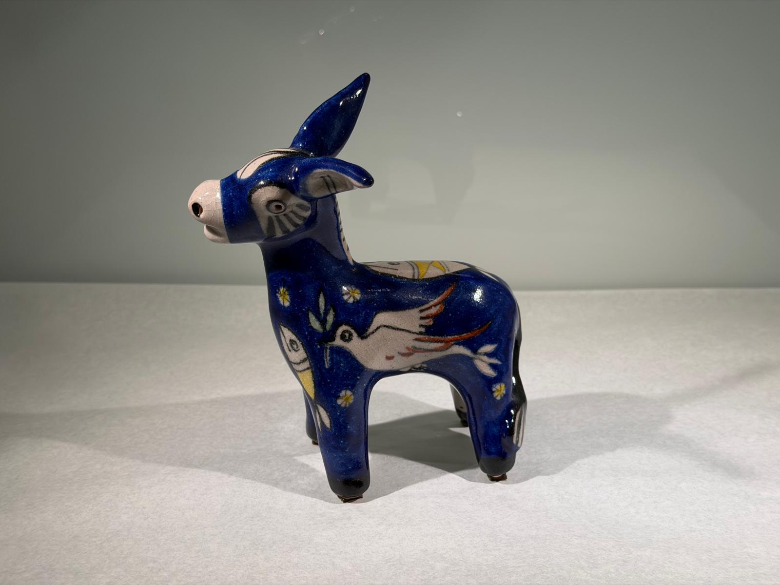 Single Donkey by Pasquale Liguori Blue