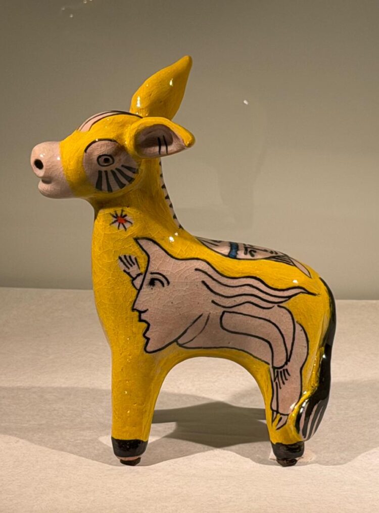 Single donkey by Pasquale Liguori Yellow
