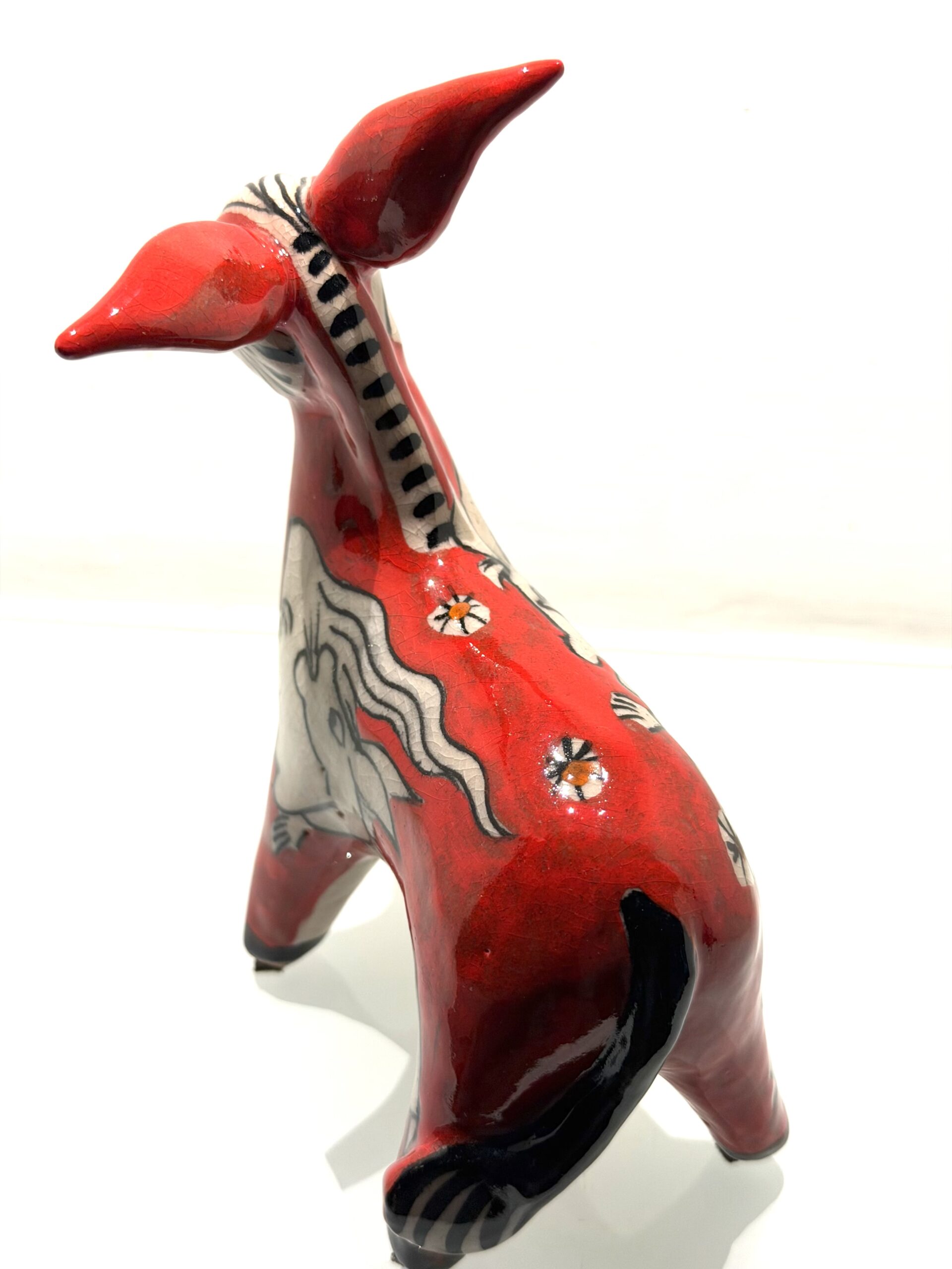 Single Donkey by Pasquale Liguori Red - Image 5
