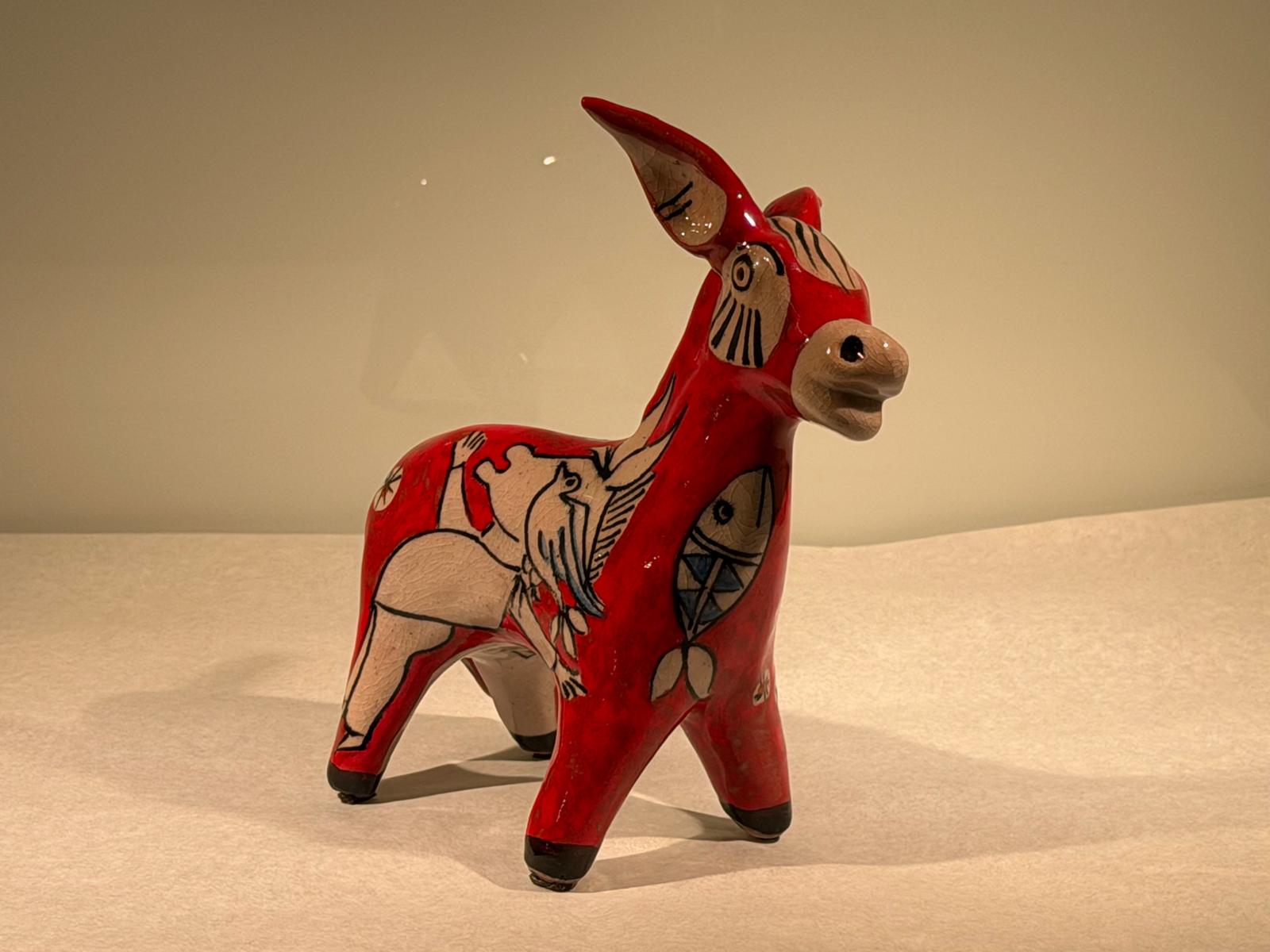 Single Donkey by Pasquale Liguori Red - Image 4