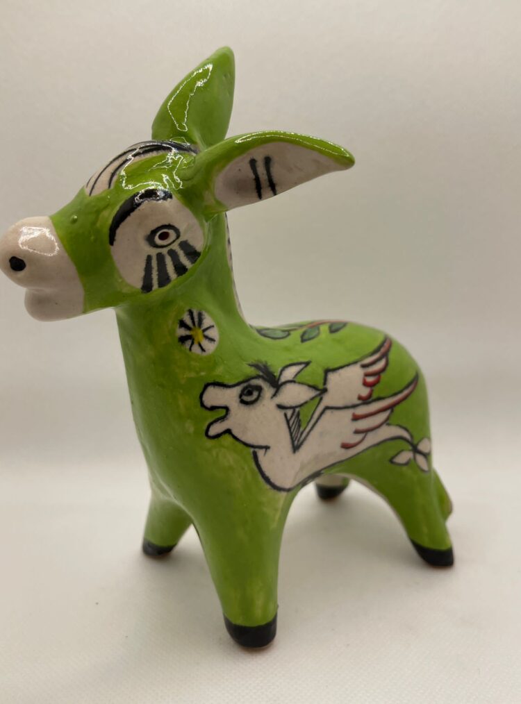 Single donkey by Pasquale Liguori Green
