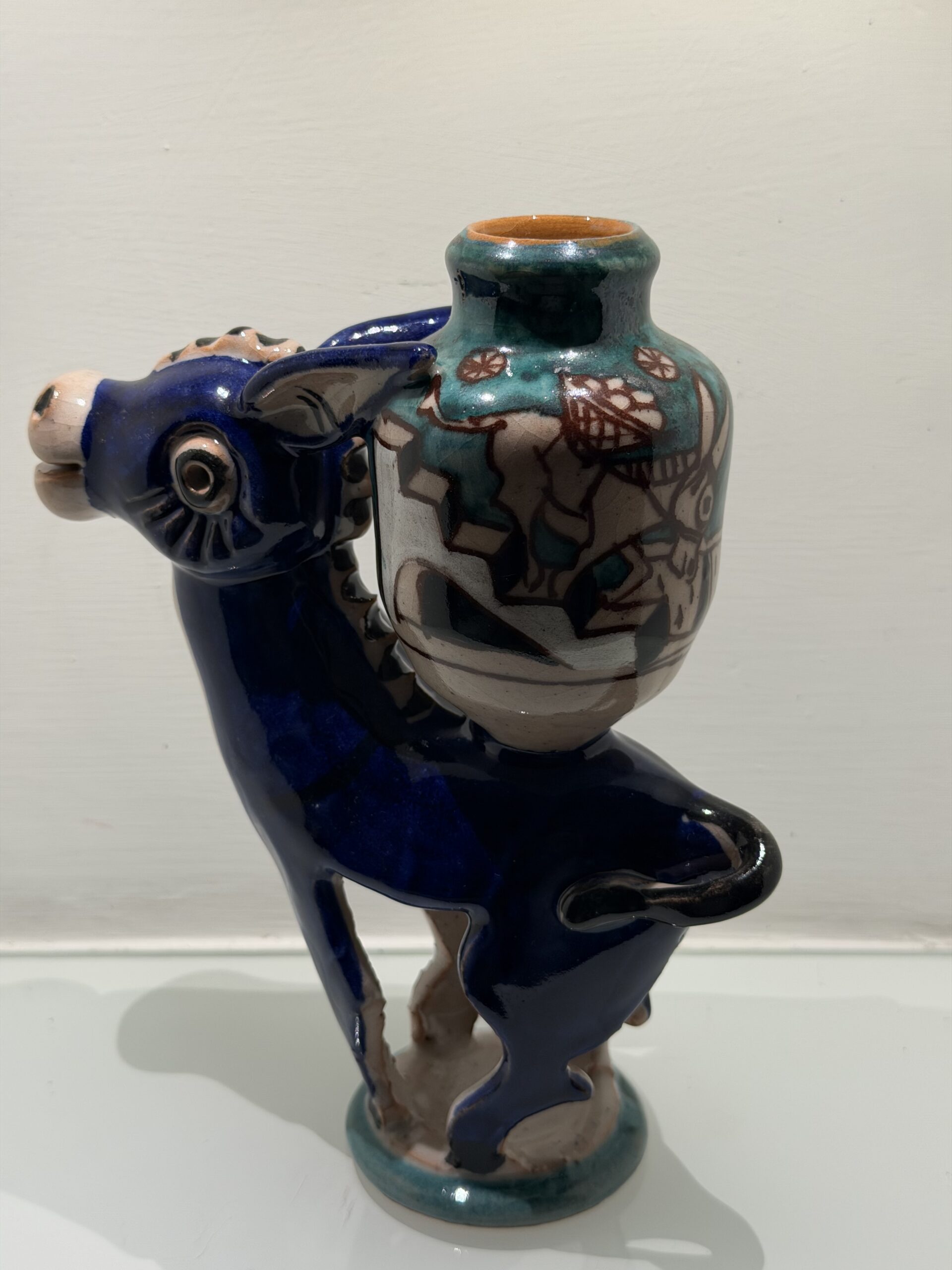 Donkey with Jar by Lucio Liguori BLUE - Image 2