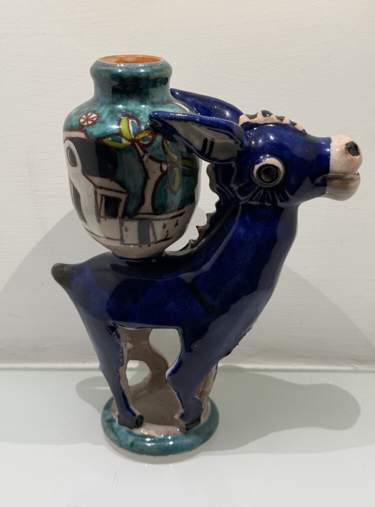 Donkey with Jar by Lucio Liguori BLUE
